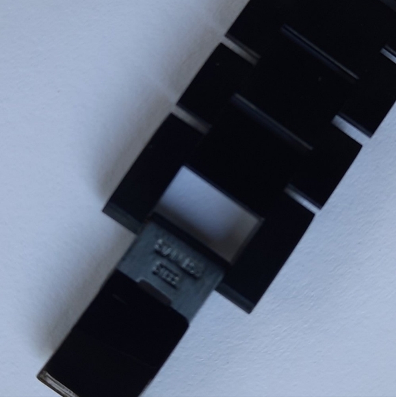Black Stainless Steel link 'Gift to Son' Bracelet - Picture 6 of 12